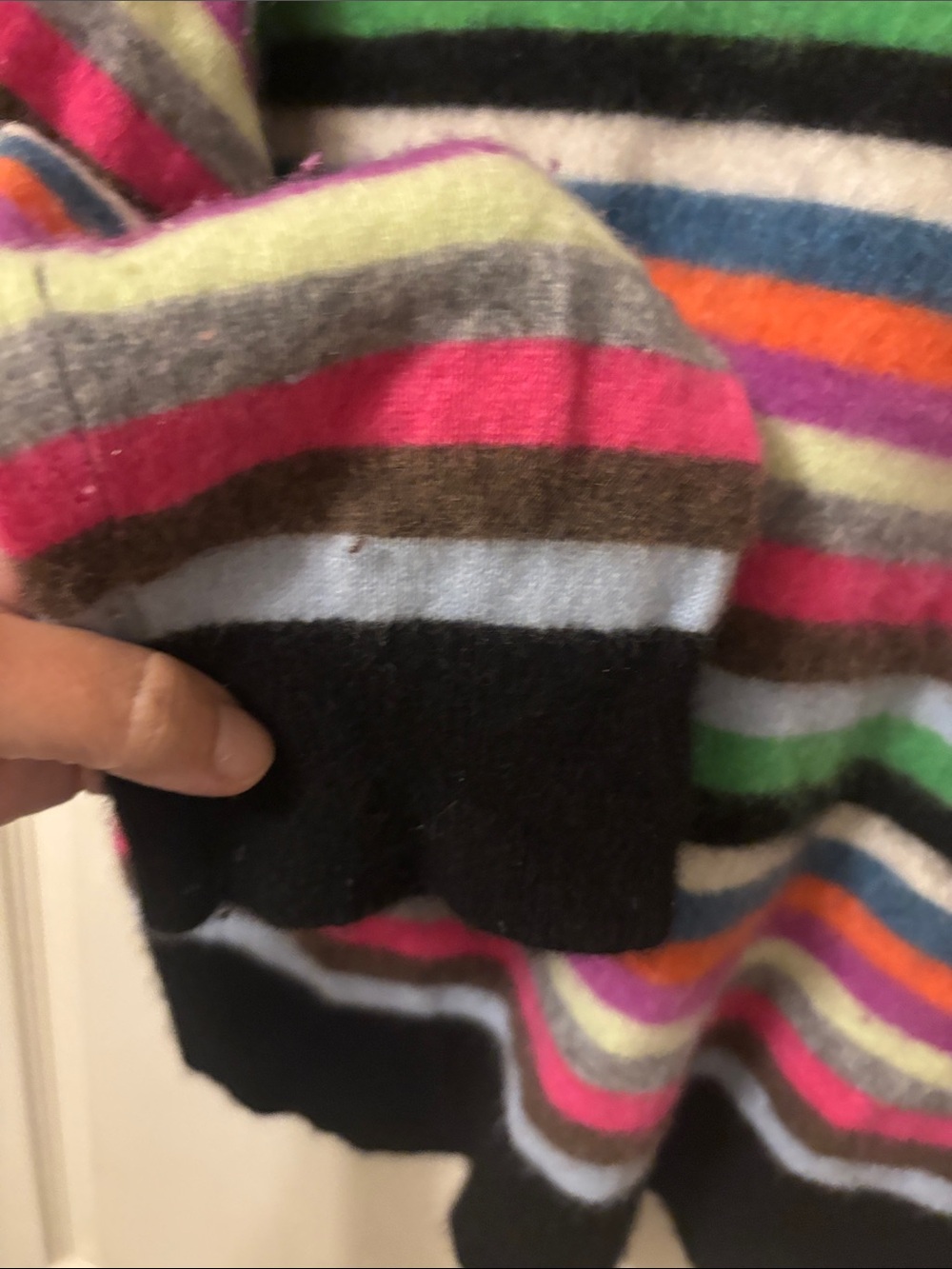 Michael Stars Multicolor Striped Cashmere Sweater - Picture 4 of 5